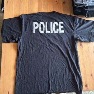 Black Police shirt